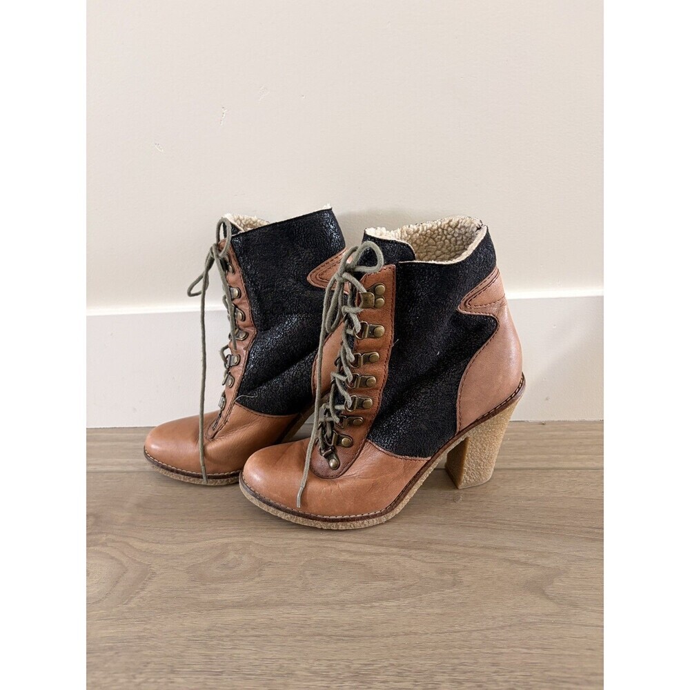 Women’s Sam Edelman Tara fur lined boots  booties. Sz 6.5 boho Indy western